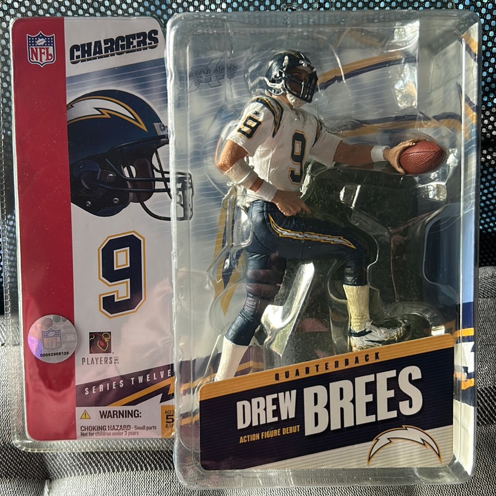 McFarlane Drew Brees #9 Quarterback Chargers Series 12